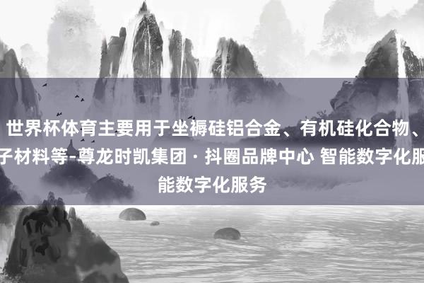 世界杯体育主要用于坐褥硅铝合金、有机硅化合物、电子材料等-尊龙时凯集团 · 抖圈品牌中心 智能数字化服务