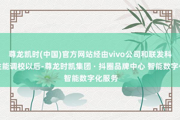 尊龙凯时(中国)官方网站经由vivo公司和联发科麇集性能调校以后-尊龙时凯集团 · 抖圈品牌中心 智能数字化服务