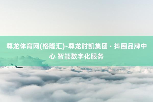 尊龙体育网(格隆汇)-尊龙时凯集团 · 抖圈品牌中心 智能数字化服务